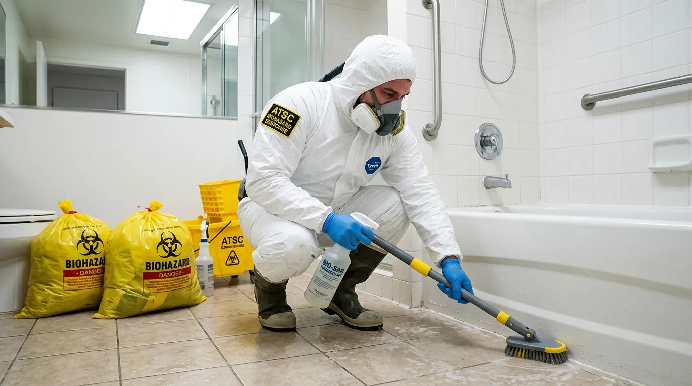 Decontamination equipment deployed for Blood Cleanup in Saint Helena